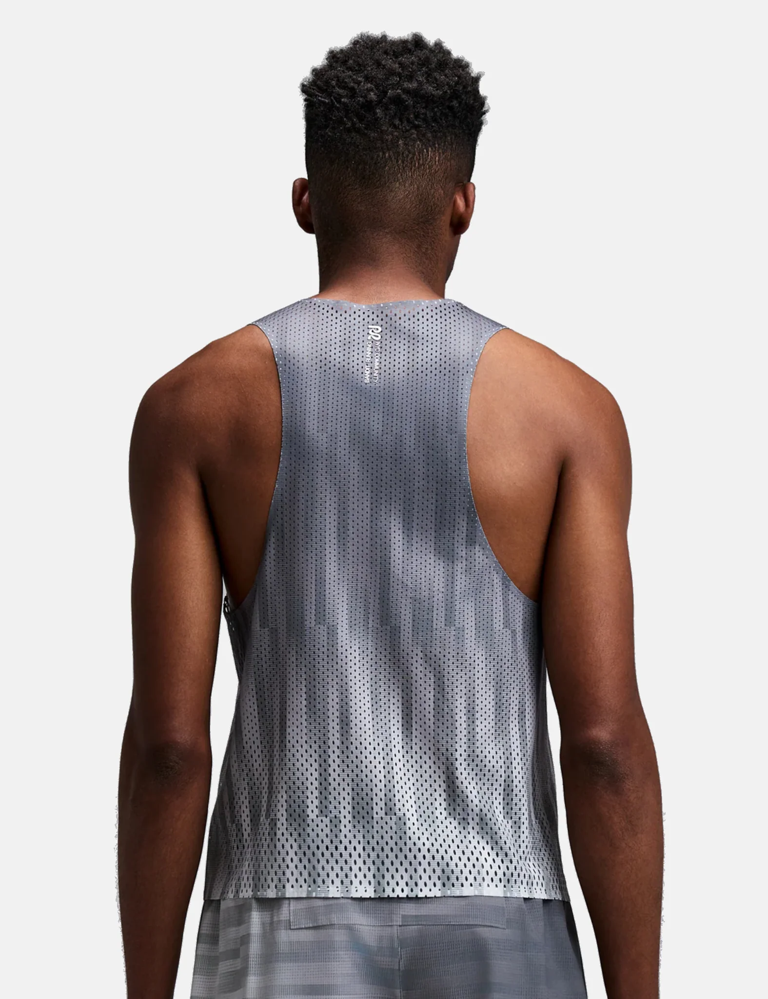Bandit Men's Shredder Shorty Race Singlet (Uneven Gradient) - Plaster - Image 4
