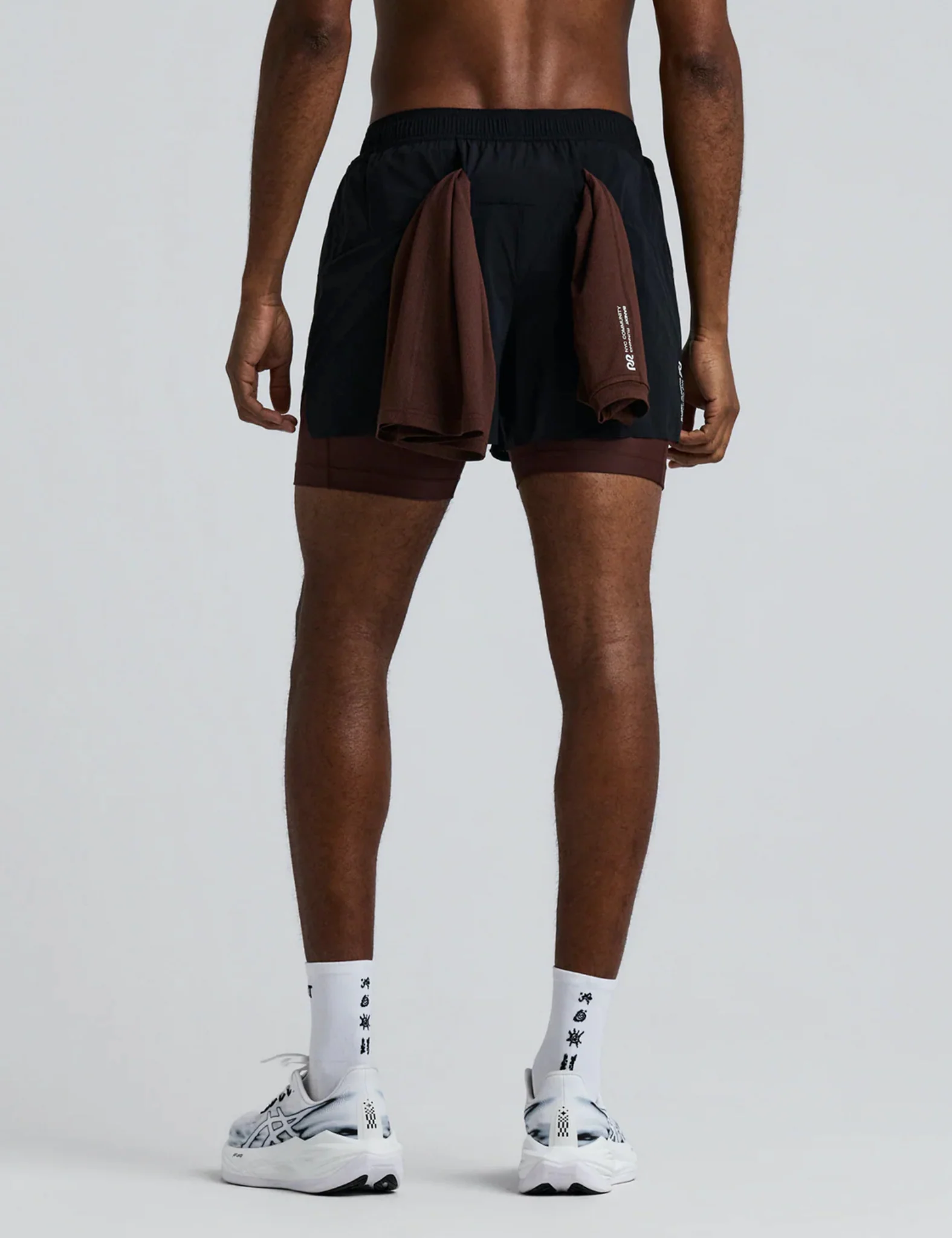 Bandit Men's Vento Next Gen 2-In-1 Run Shorts - Black - Image 2
