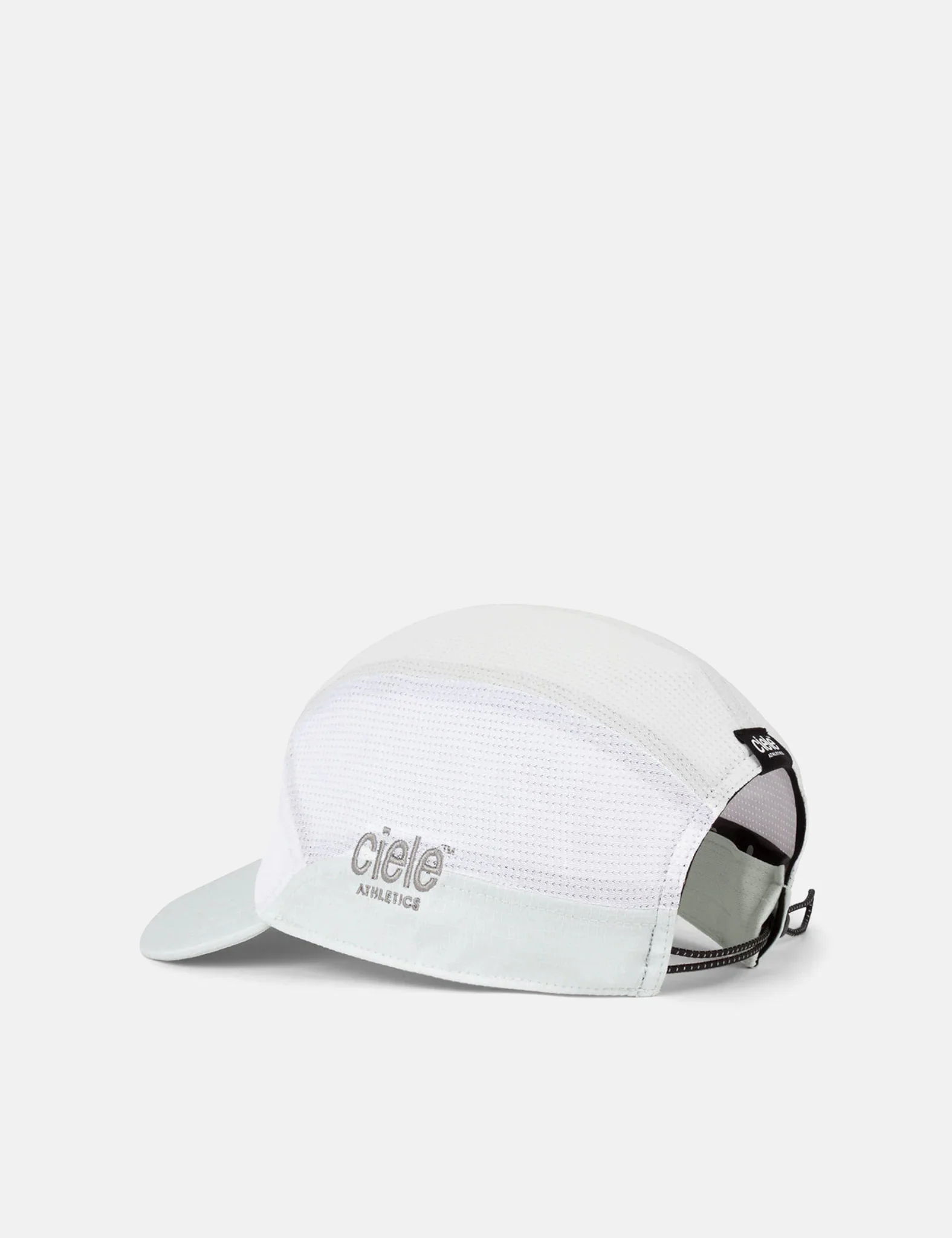 Ciele Athletics FSTCapSC Field IconicSL Cap - White/Grey - Image 2
