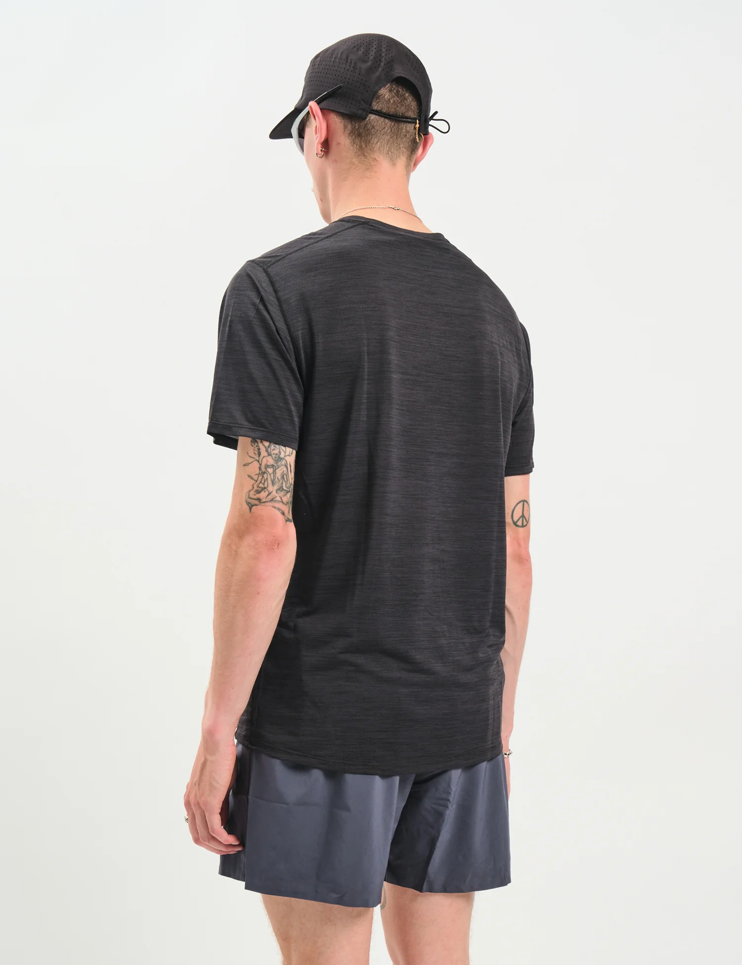Patagonia Cap Cool Ultra T-Shirt - Black/Forge Grey X-Dye - Image 5