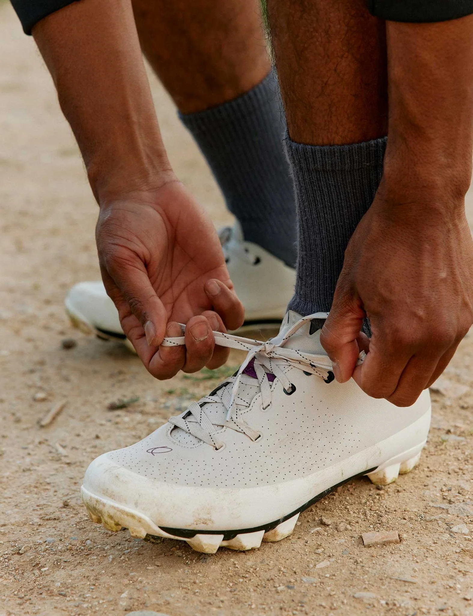 QUOC Gran Tourer XC Lace Cycling Shoes - Chalk - Image 2