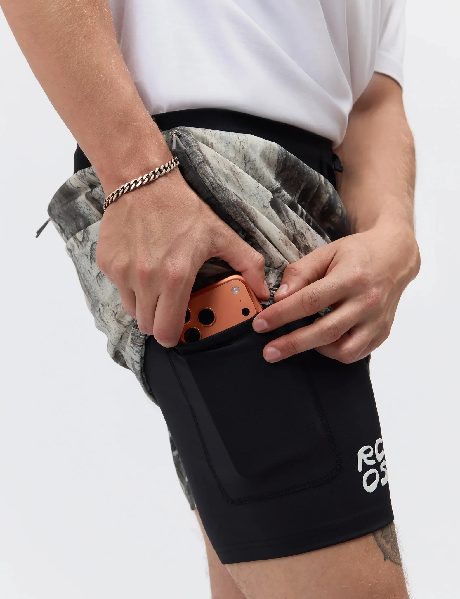 RCOS Griffith Running Shorts - Tree Bark - Image 4