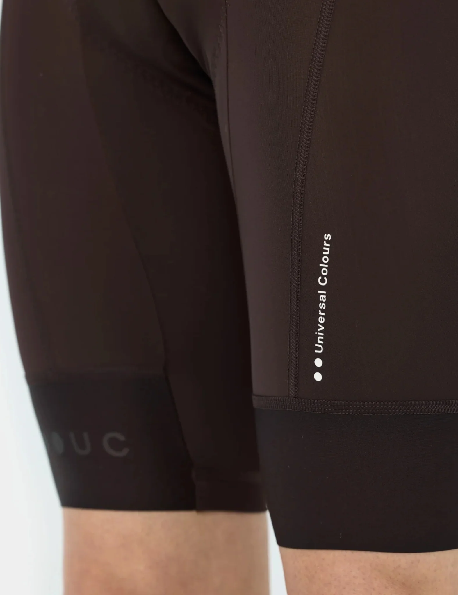 Universal Colours Mono Bib Shorts 2.0 - Heavy Bark Brown - Image 2